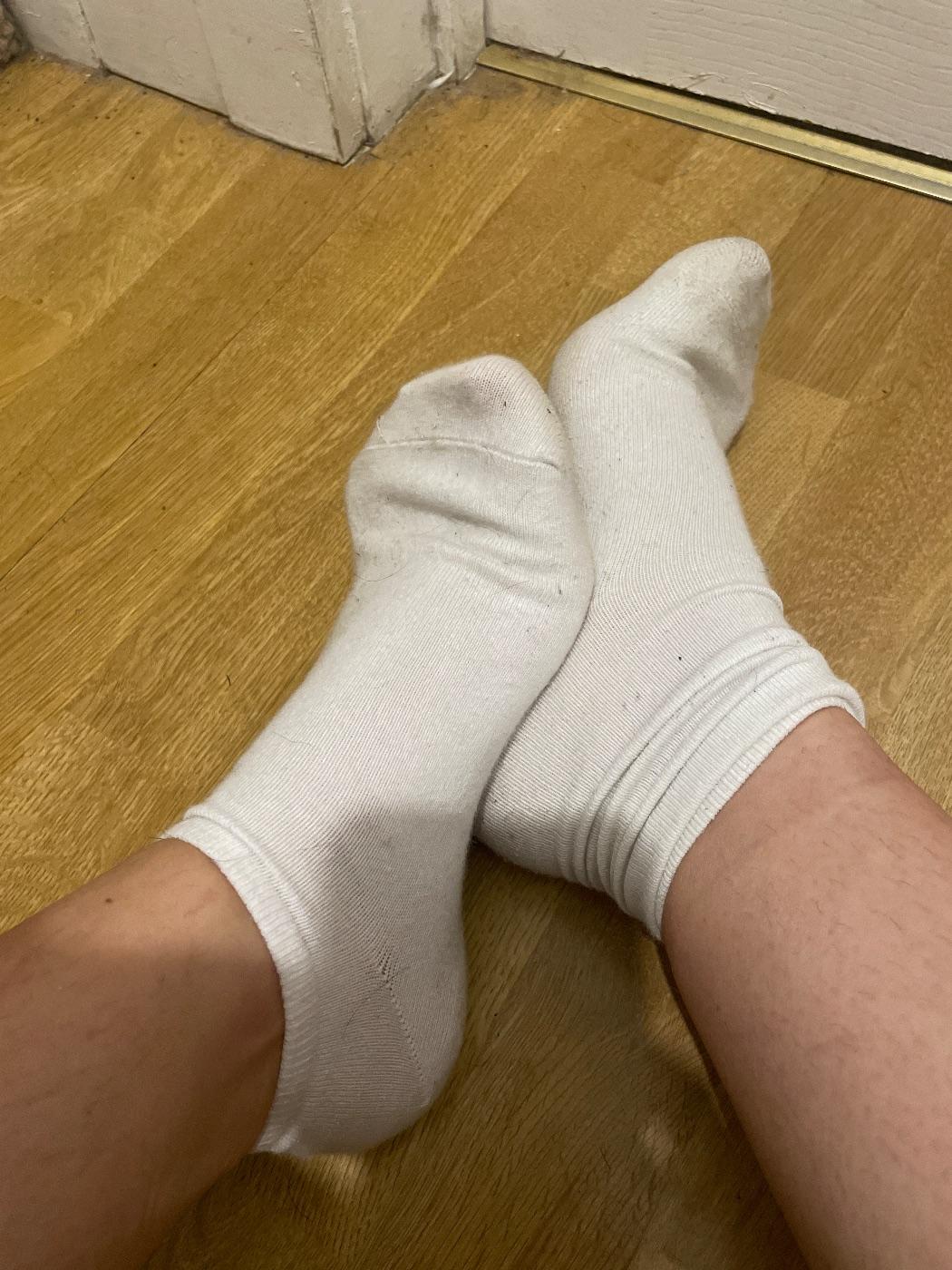 Gym socks – used women's socks worn by Emily, a verified UK seller